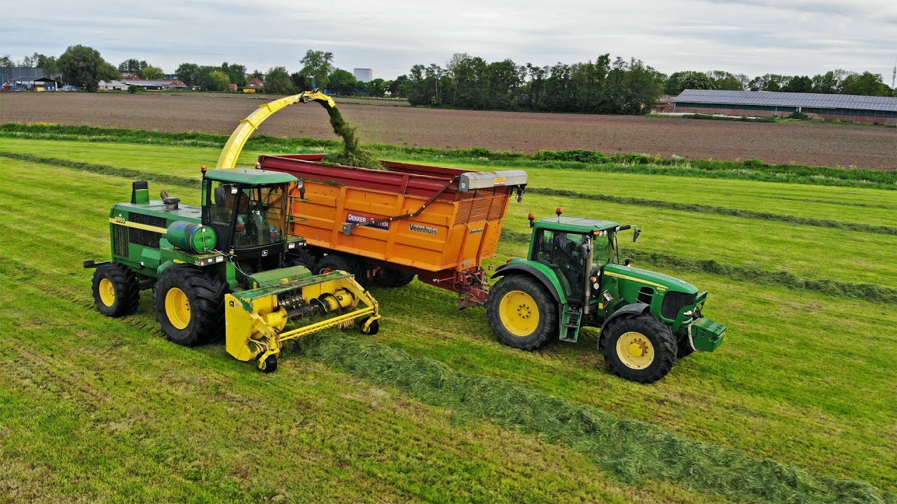 Grass Silage | John Deere 7530 + 6950 + 6930 | Dekker Putten | 2022