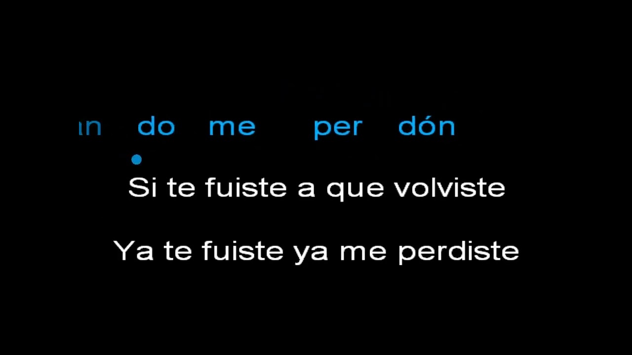 Generacion Juvenil Vete y no vuelvas mas Karaoke