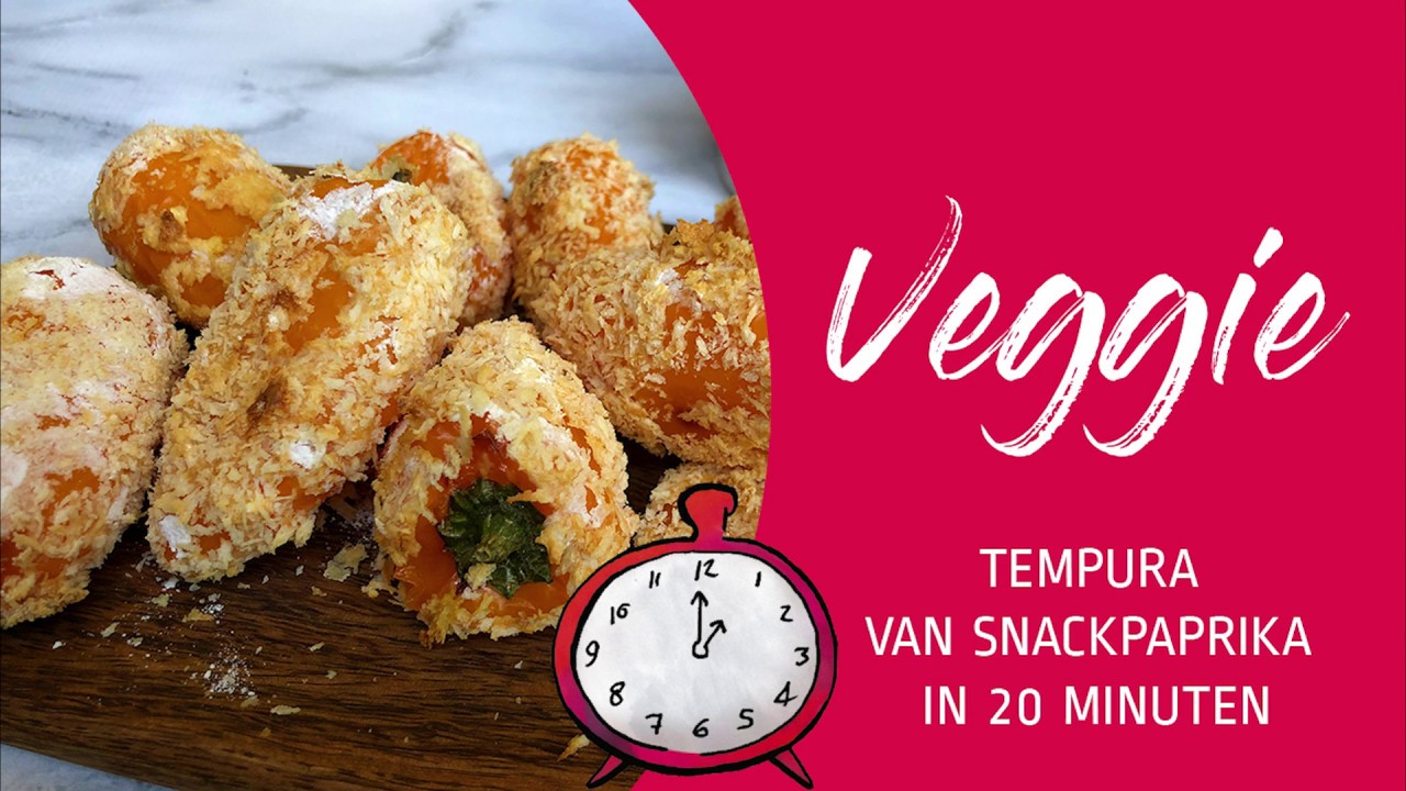 Tempura van SNACKPAPRIKA in 20 minuten