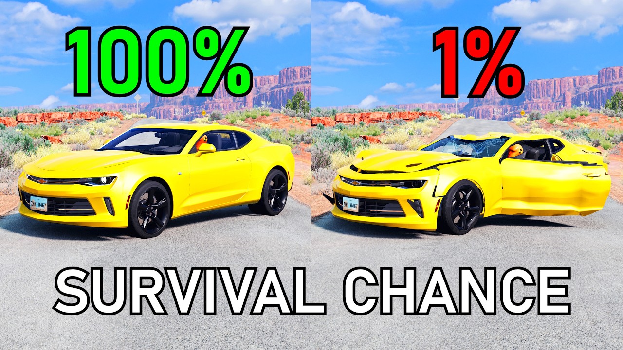 Realistic Survival Chance Crashes #1 (Reborn) | BeamNG.drive