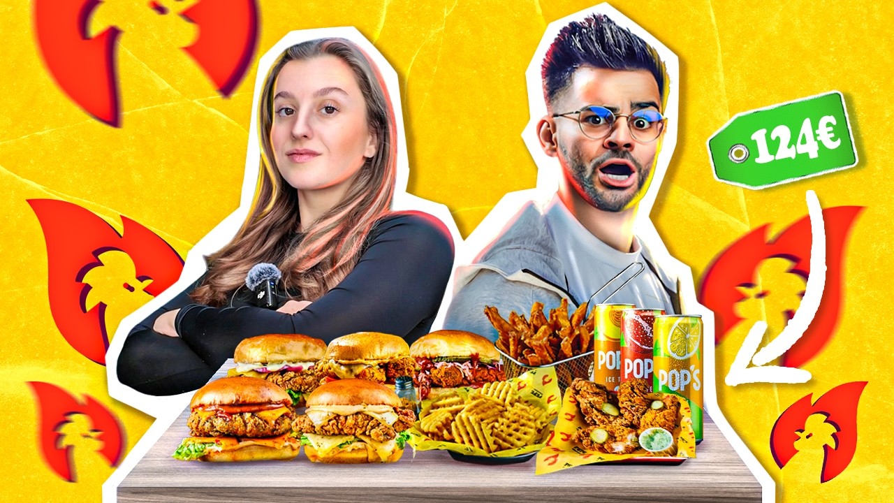 Je teste TOUTE la carte PEPE CHICKEN (j'suis ruinée...)