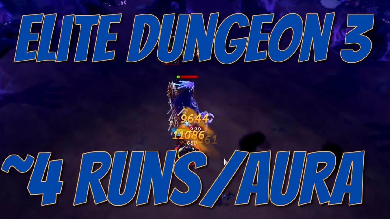 Elite Dungeon 3 - The Shadow Reef (~4 runs/aura miniguide)