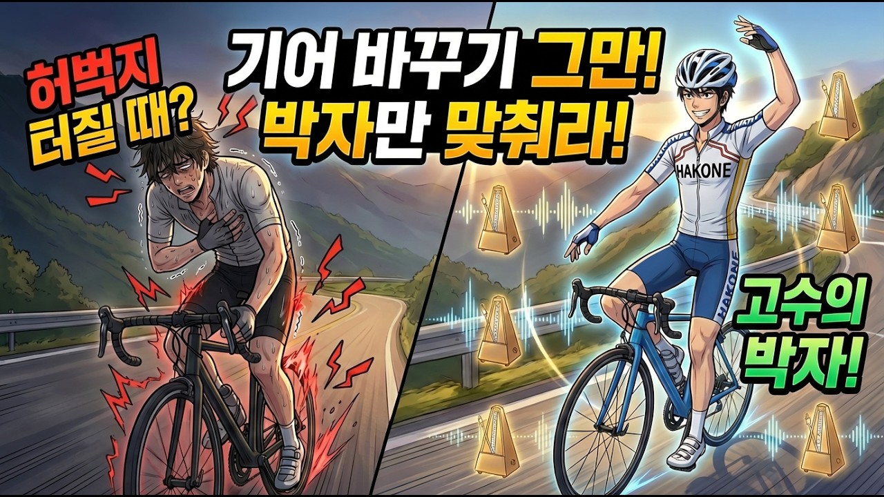 허벅지 터질 것 같은데 기어만 바꾸시나요? 고수들만 아는 '무너지지 않는 박자'의 정체