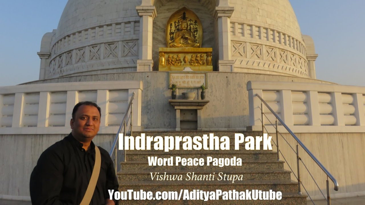 Meditative Walk at Indraprastha Park - Vishwa Shanti Stupa (World Peace Pagoda)