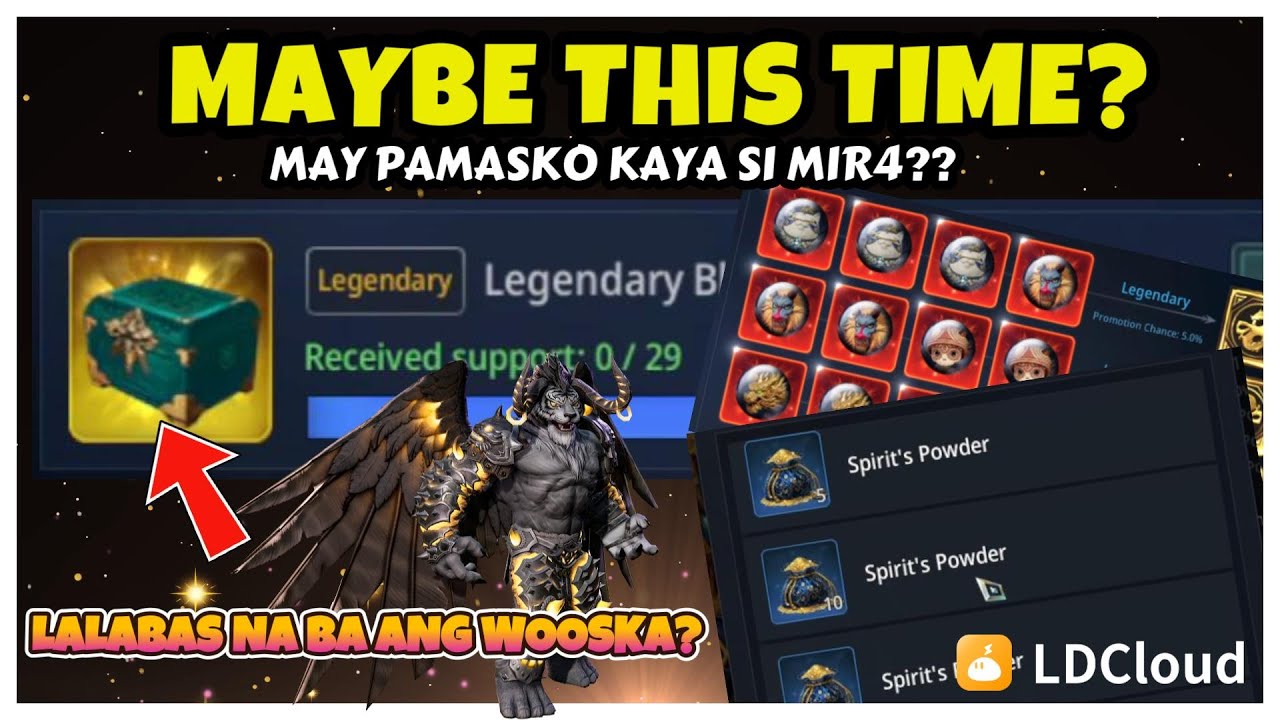 MIR4 | 300 Leg Statue Unseal + Combine Spirit muna tayo