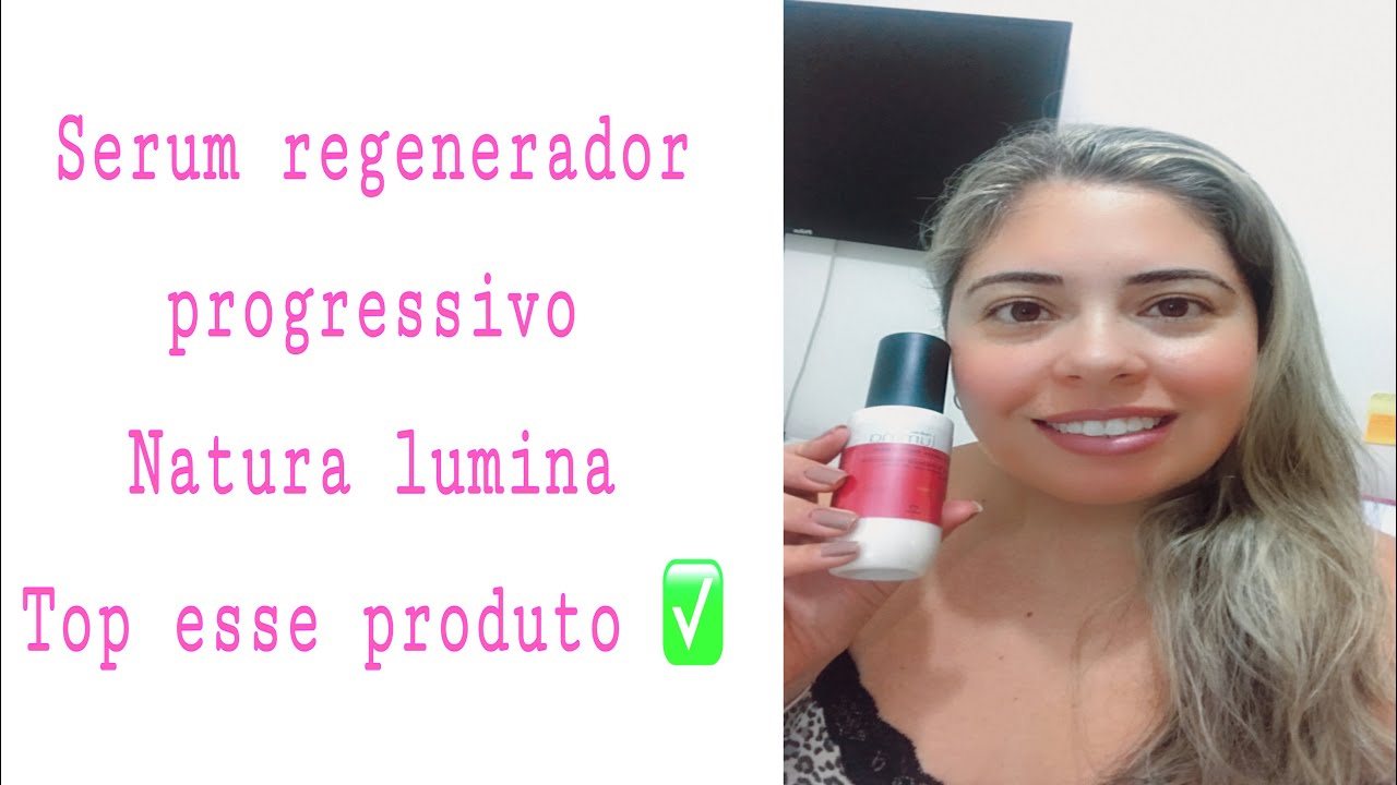 Natura lumina-Serum regenerador progressivo.Reconstrução dos danos extremos.