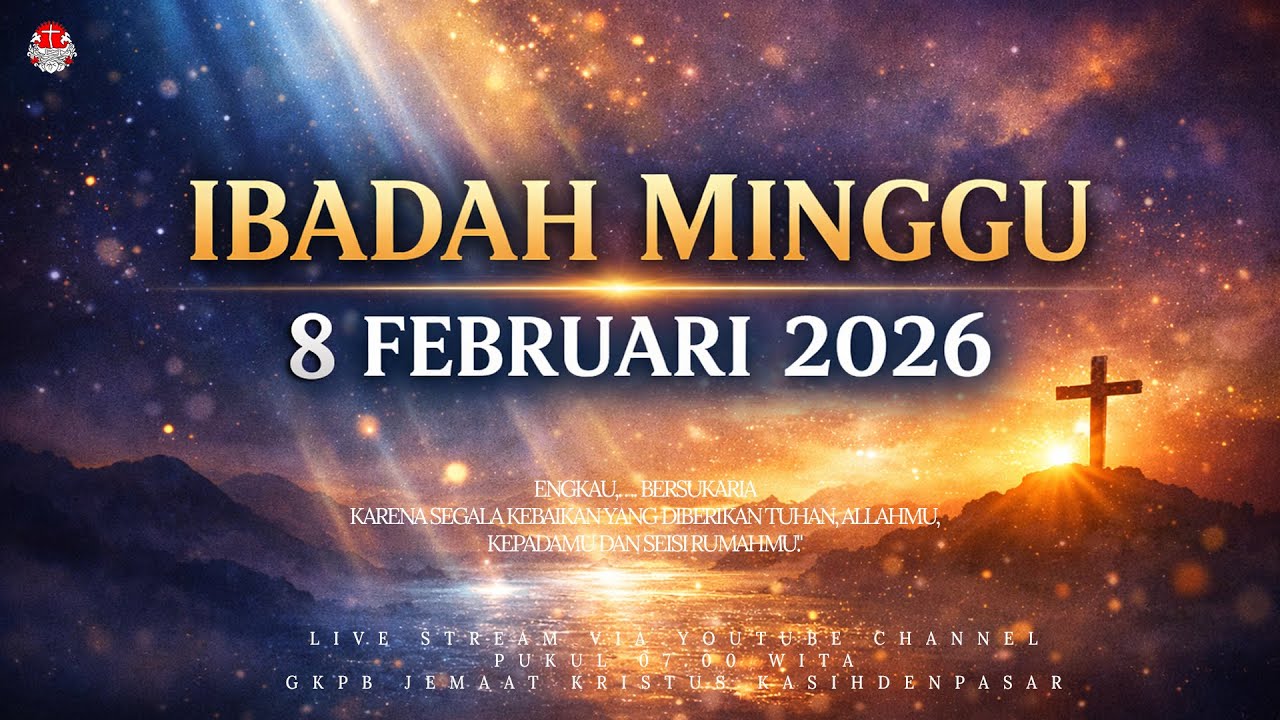 Ibadah Minggu, 8 Februari 2026 pk. 07.00 WITA