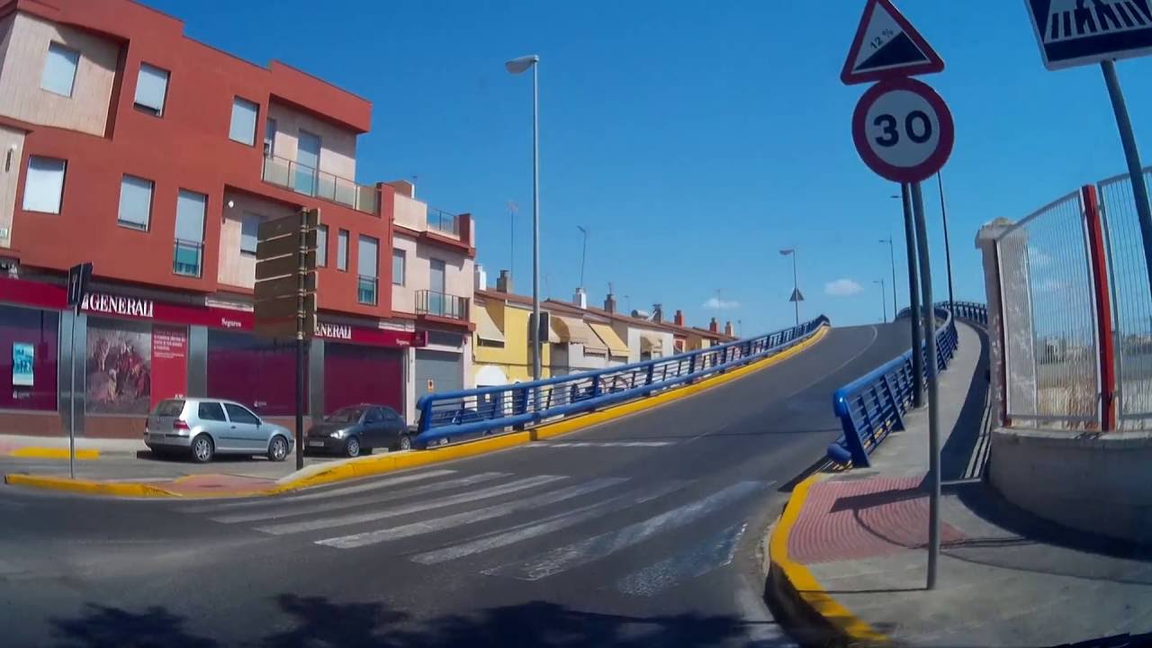 Llegada al centro de Dos Hermanas