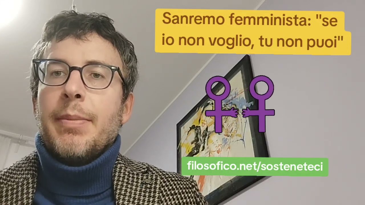 DIEGO FUSARO: Sanremo femminista: 
