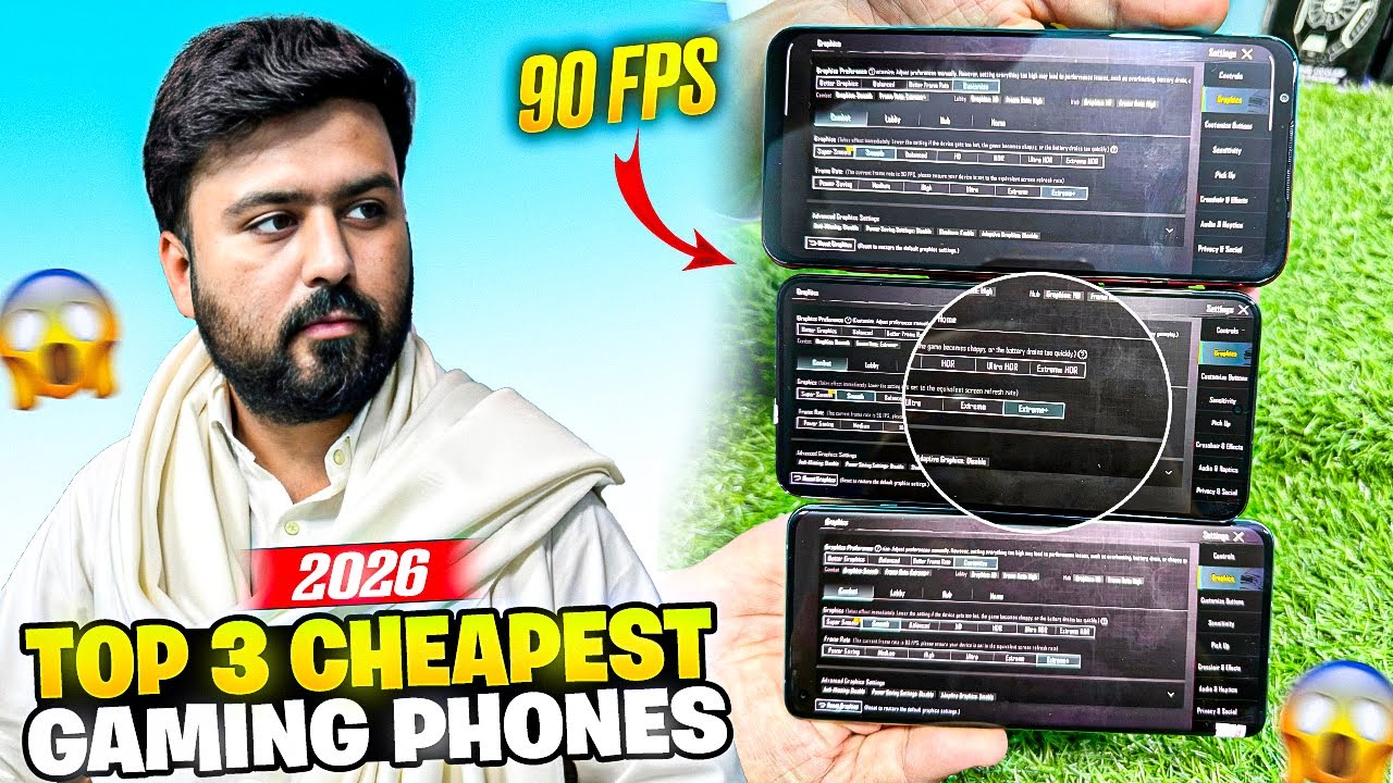 Top 3 Best Pubg 90FPS Phones in Pakistan 🇵🇰 Best 3 Phones Under 50k in 2026 🔥 Watch this Before Buy