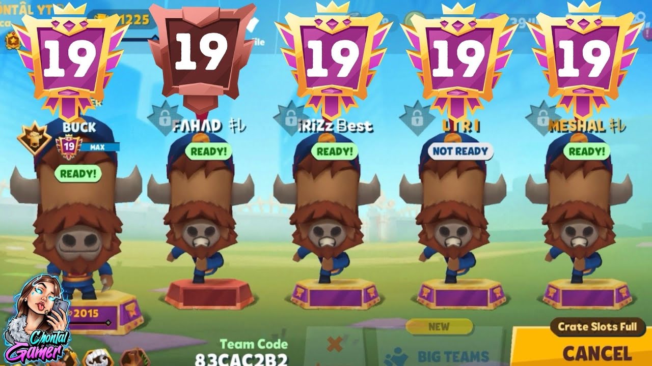 Zooba Buck FULL Squad Level 19 MAX Gameplay