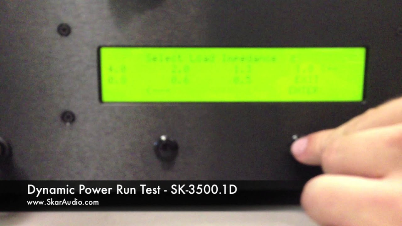 Skar Audio SK-3500.1D & SMD AD-1 Amp Dyno Test - Dynamic Power Run