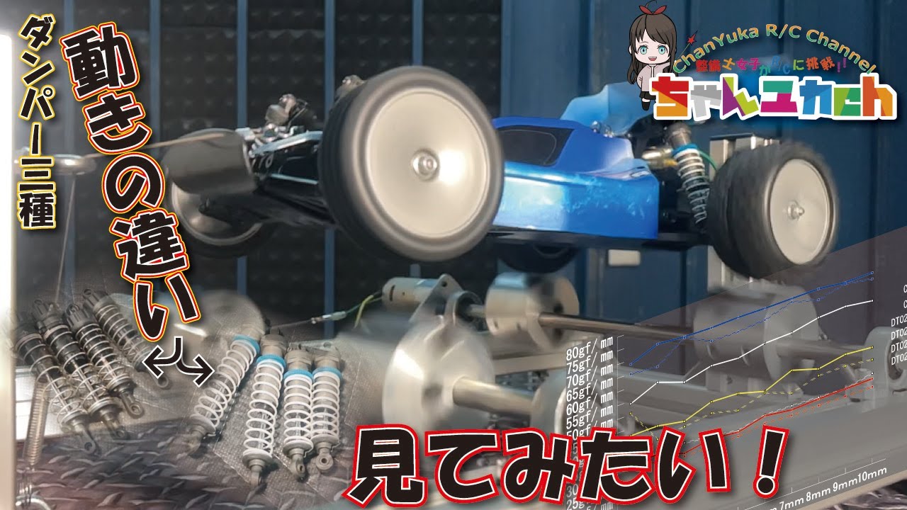 ダンパー交換でどう変わる！？【また謎のマシンを作ってしまいました。】3種類で比較！