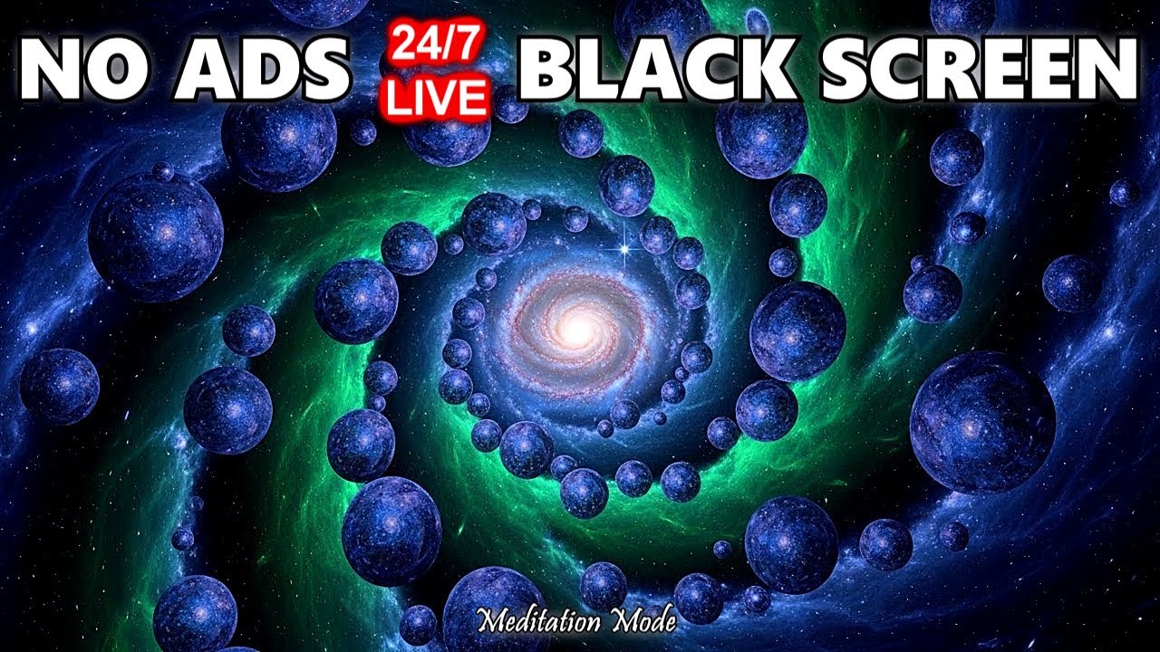 (No Ads) DEEP SLEEP INSTANTLY, 528Hz - 432Hz Tranquil Sleeping Music to Help You Sleep, Black Screen