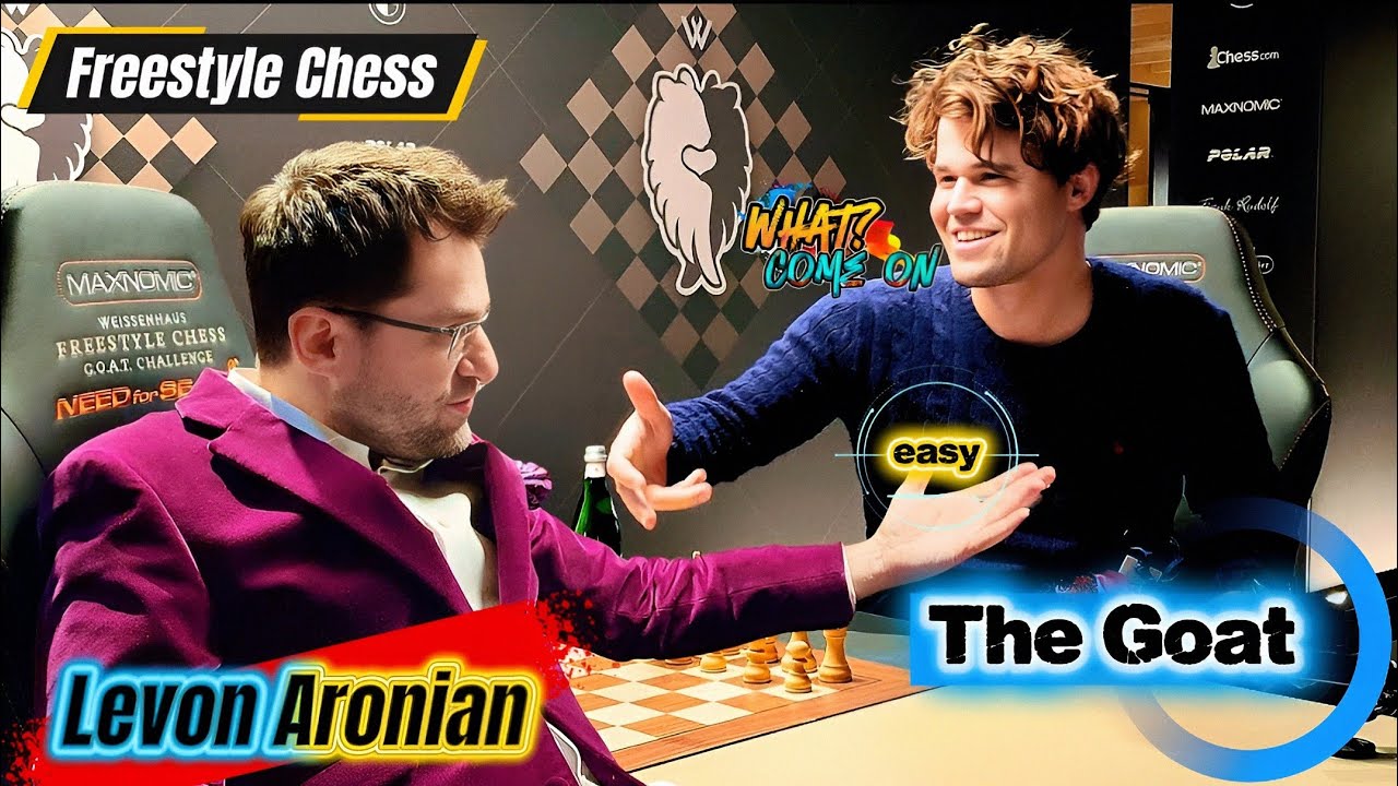 Magnus Carlsen Vs Levon Aronian || Freestyle Rapid Chess