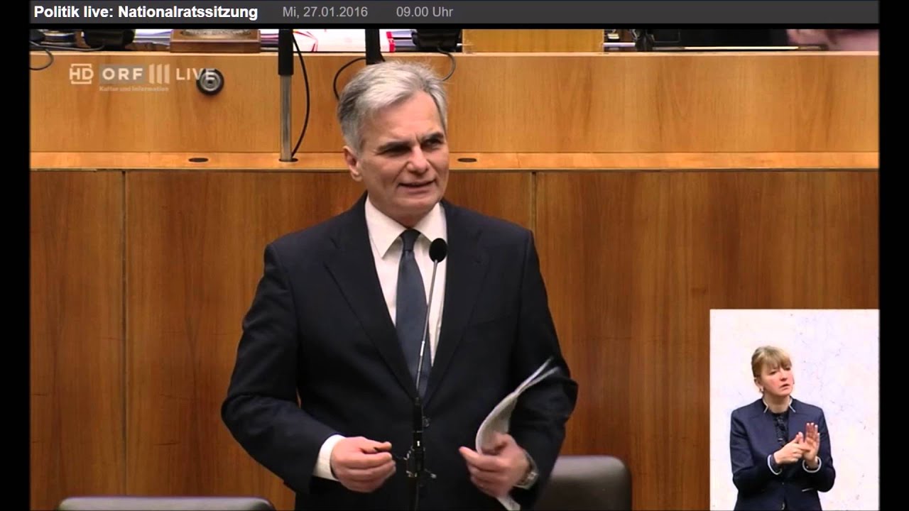faymann strache uhrzeit