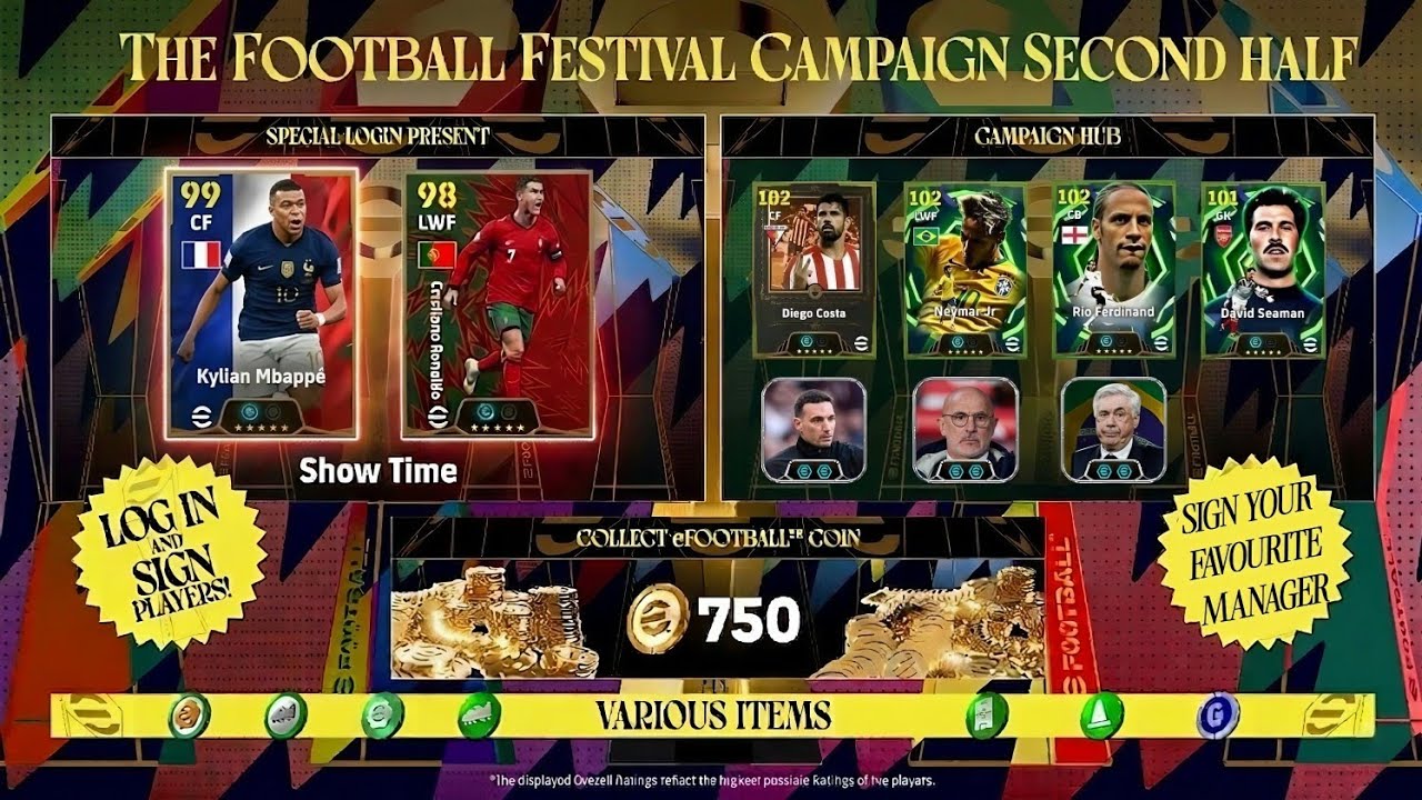 Upcoming Thursday New Campaign, Free Rewards, Free Epic, Big-time & Free Coins in eFootball 2026