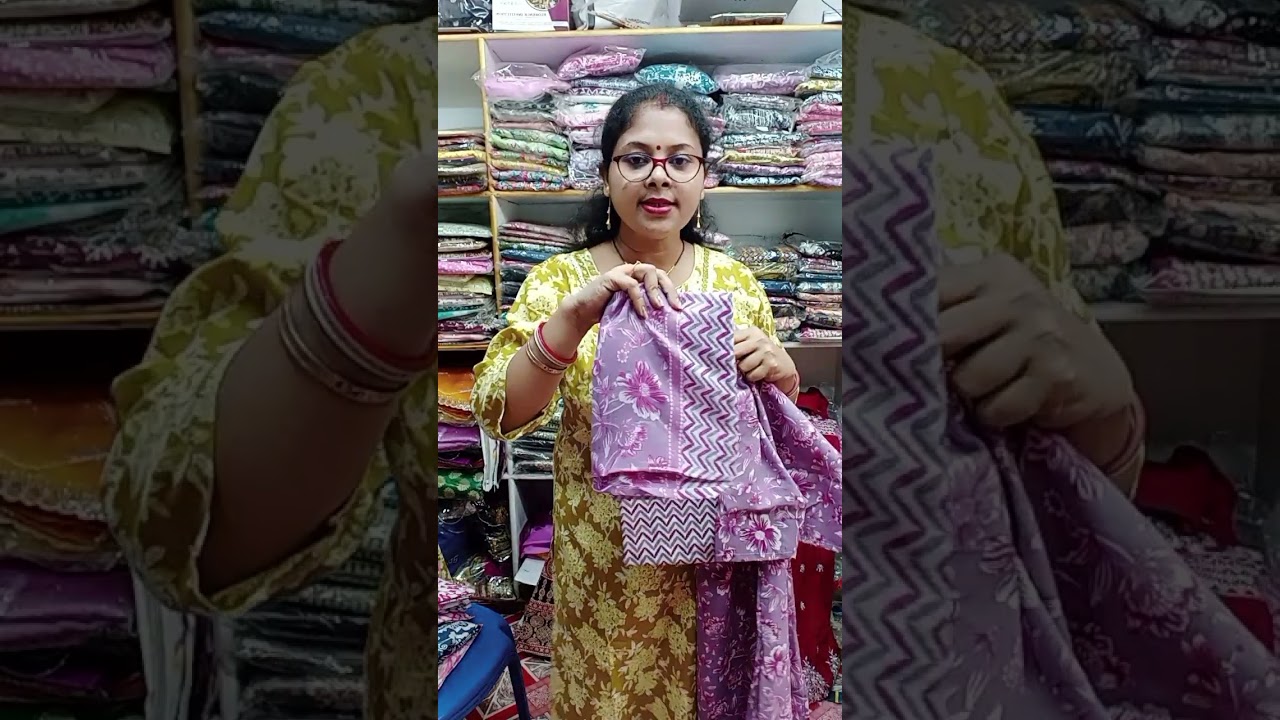 Cotton kurti 3ps set only 500pabe