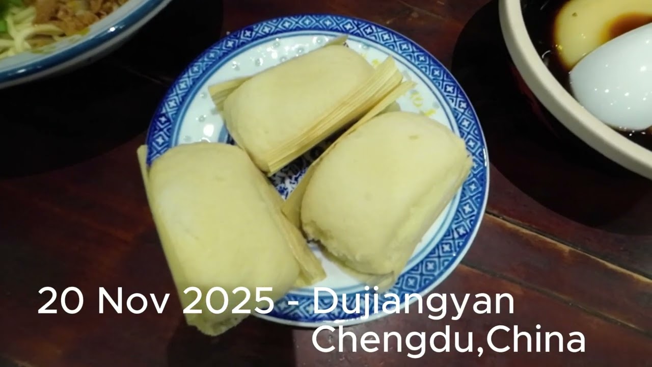 Chengdu Dujiangyan city 20 Nov 2025, 都江堰之行。