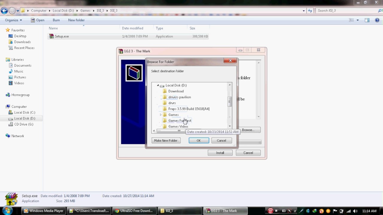how to install IGI 3 the mark  without any error
