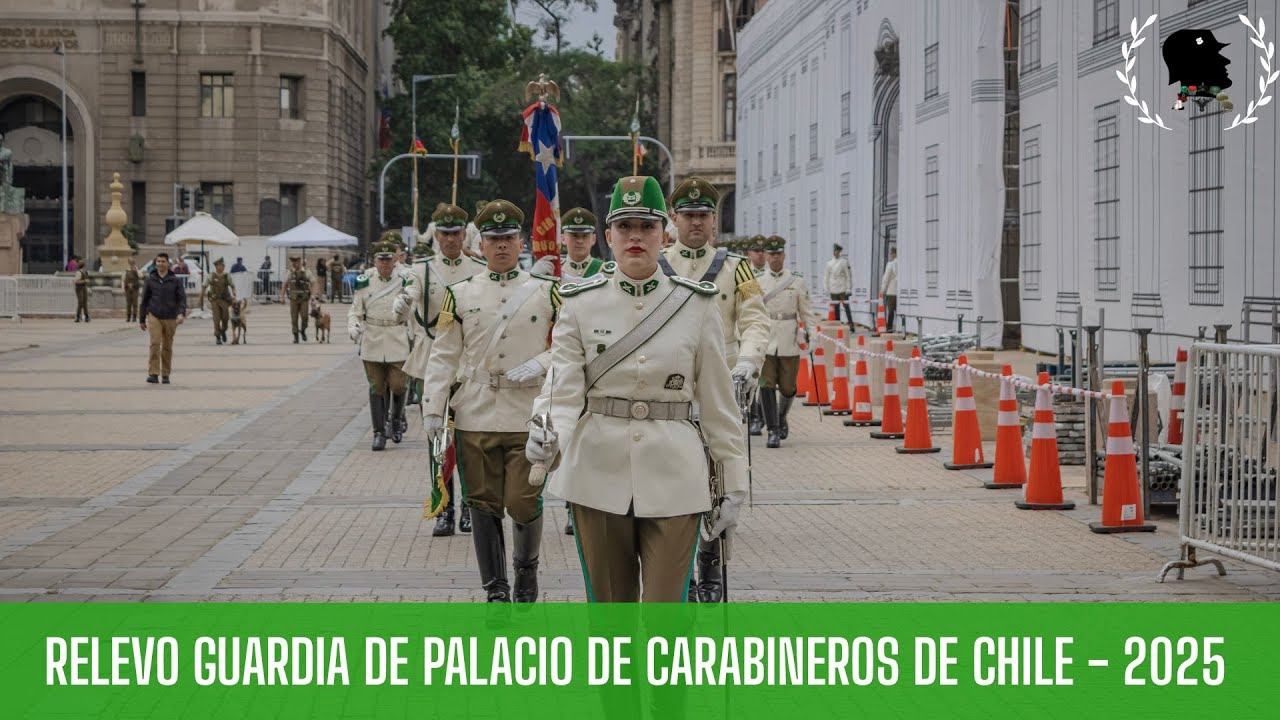 Relevo Guardia de Palacio Carabineros de Chile - Noviembre 2025 #fyp #chile #desfile #santiago