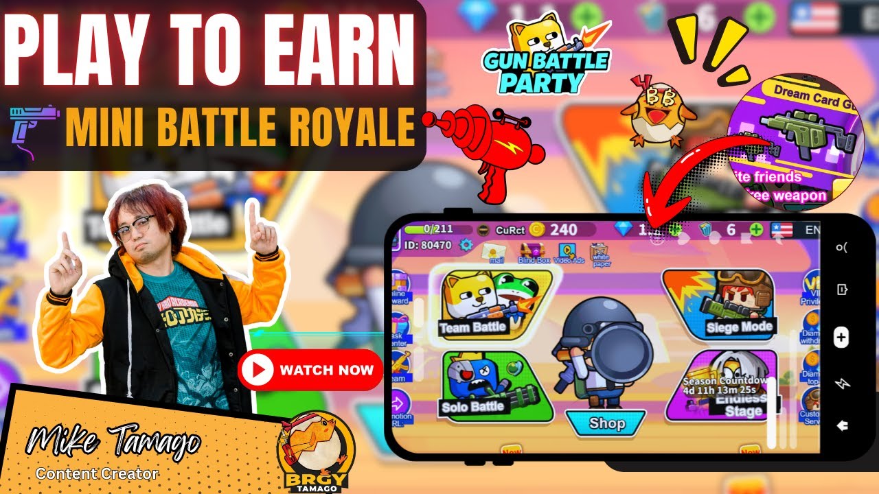 New Gun Battle Party Play to Earn Game… Here’s What I Got!