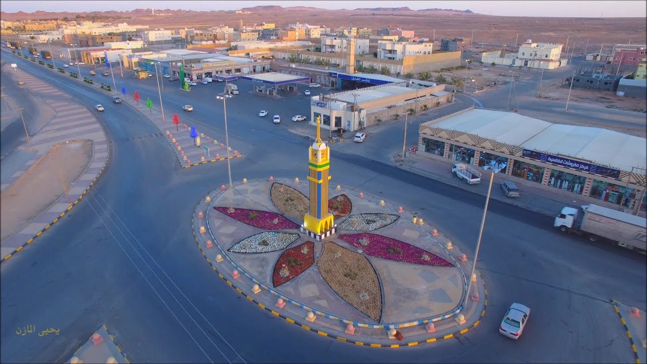 تصوير جوي : محافظة #تيماء على الحان الوطن Full HD