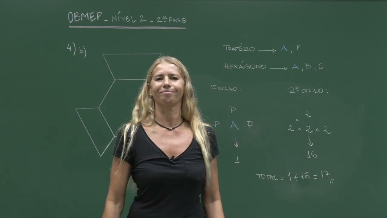 Questão 04 - Provas e Soluções OBMEP 2021 - 2ª fase - nível 2 - Professor Kity Guedes