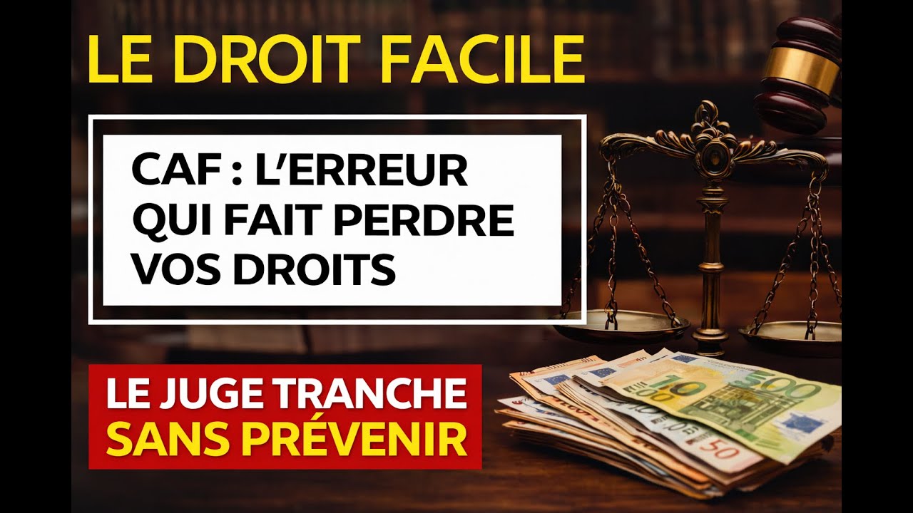 🎯 CAF  l’erreur qui fait perdre vos droits le juge tranche sans prévenir