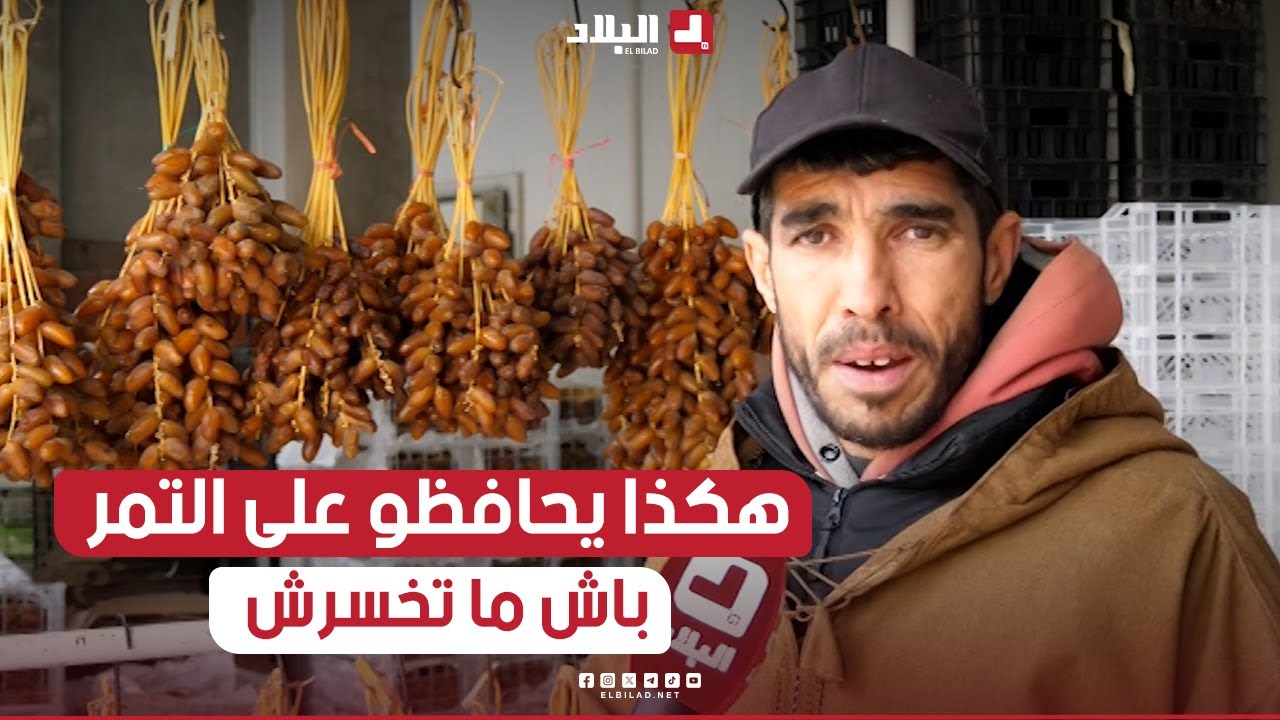 شاهد كيف يتم تخزين التمور 🌴 في غرف التبريد للمحافظة على لونها وجودتها الأصليين