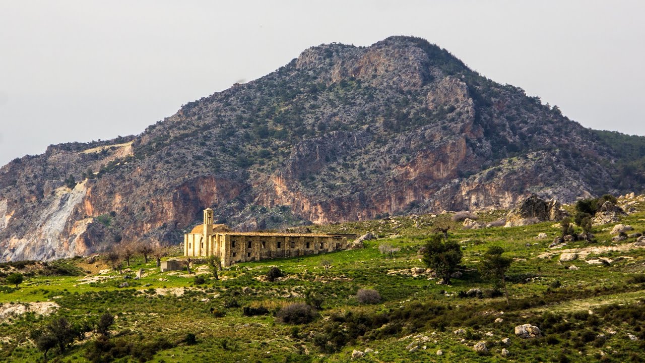 Cyprus Landscapes Video No 303 Panagia ton Katharon Monastery