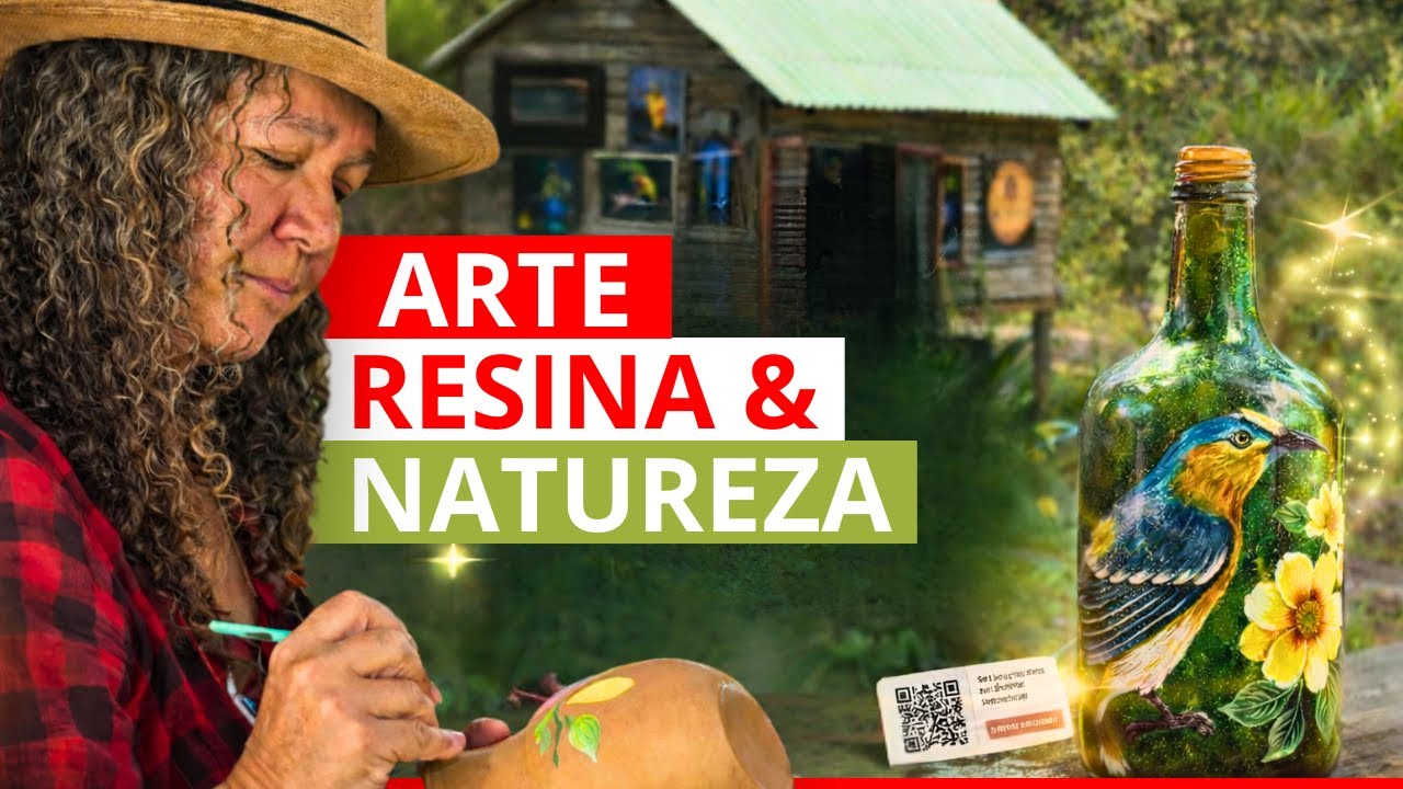 Arte, Natureza e Resina Epóxi: Experiência na Cabana da Cris | Redelease