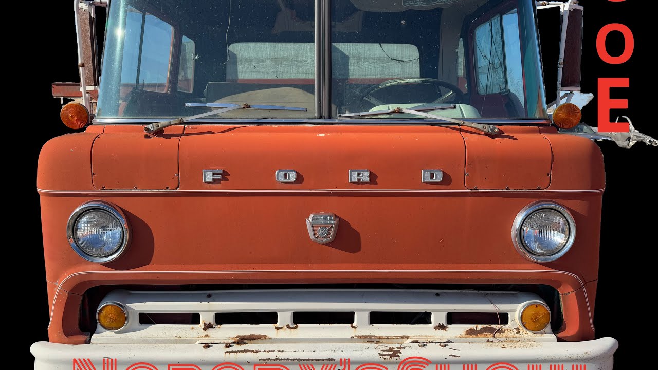 New Inventory! Ford Cabover Truck! 1962 COE C-600 Tilt Cab Farm Fresh, Complete, and Solid!