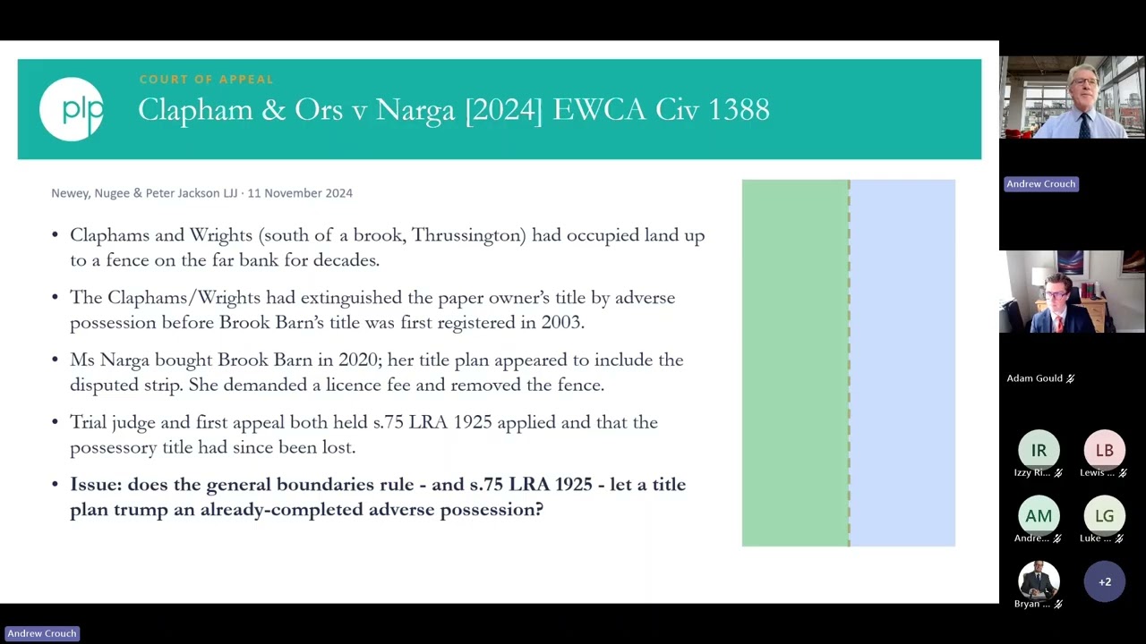 Boundary Disputes - Recent Case Law on Boundary Disputes (key decisions of 2024 - 2026)
