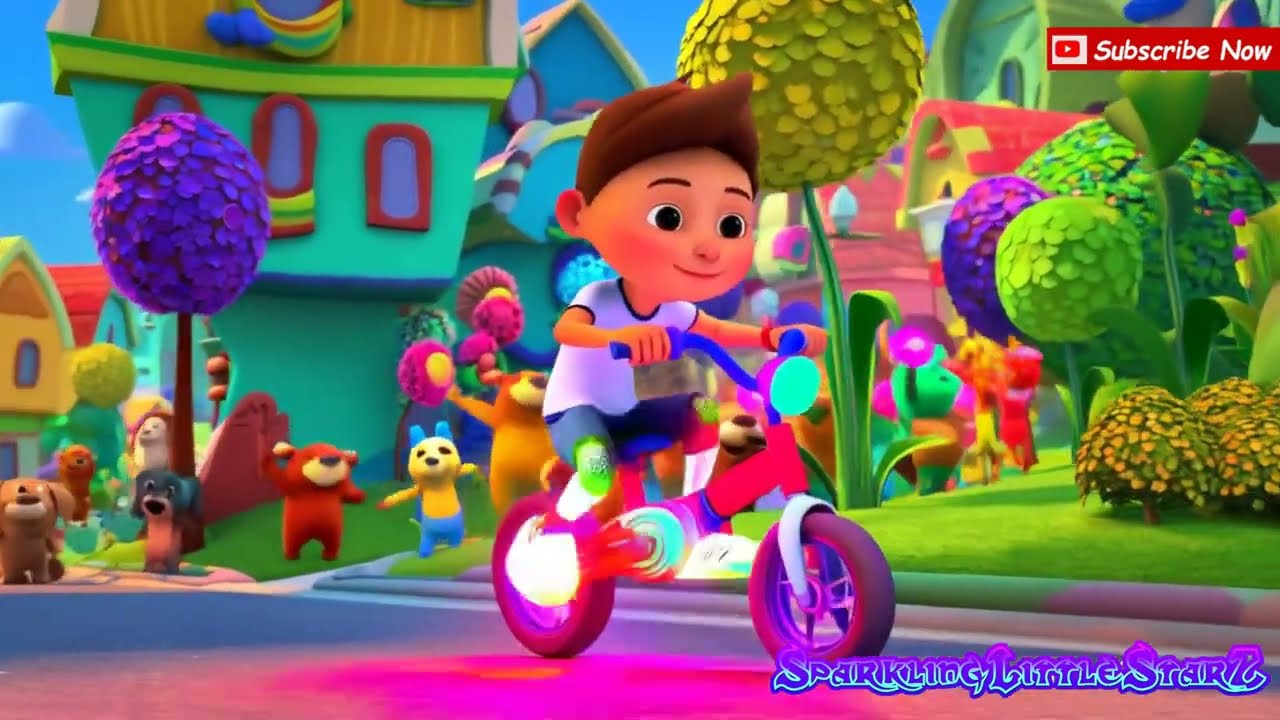 பைக் & ஸ்கூட்டர்  Bike & Scooter Groove 🚴🛴 | 3D Cartoon Song for Kids  Sparkling Little Starz