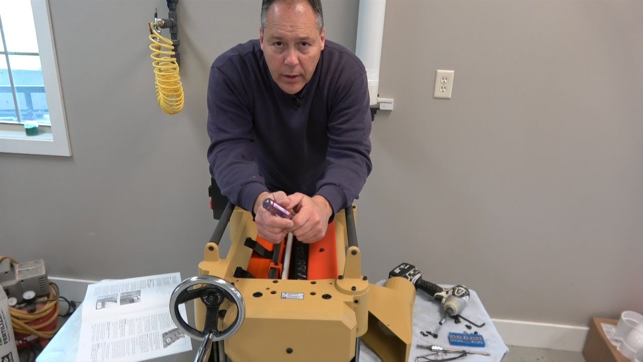 Powermatic 15in HH Planer setup and review