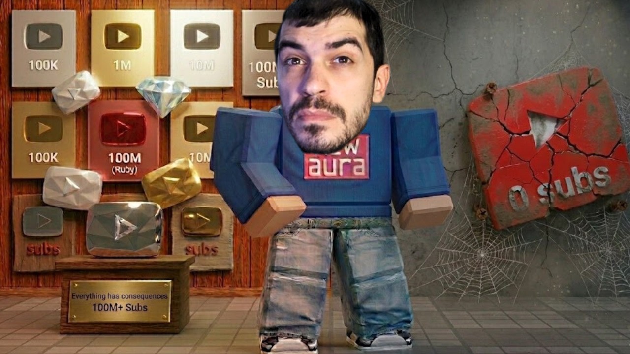 ΕΓΙΝΑ ΚΟΡΥΦΑΙΟΣ YOUTUBER ΑΛΛΑ ΣΤΟ ROBLOX