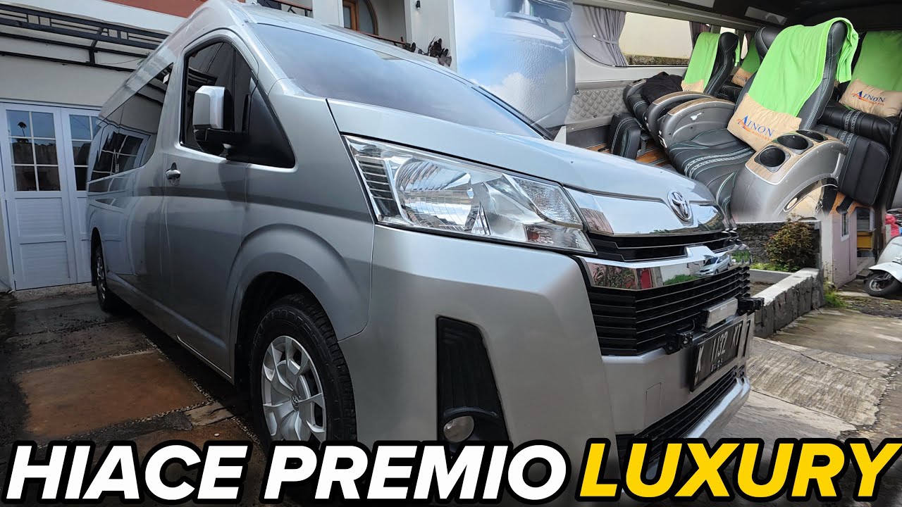 TOYOTA HIACE PREMIO LUXURY 10 SEAT SULTAN SEGINI HARGA SEWANYA TAHUN 2025