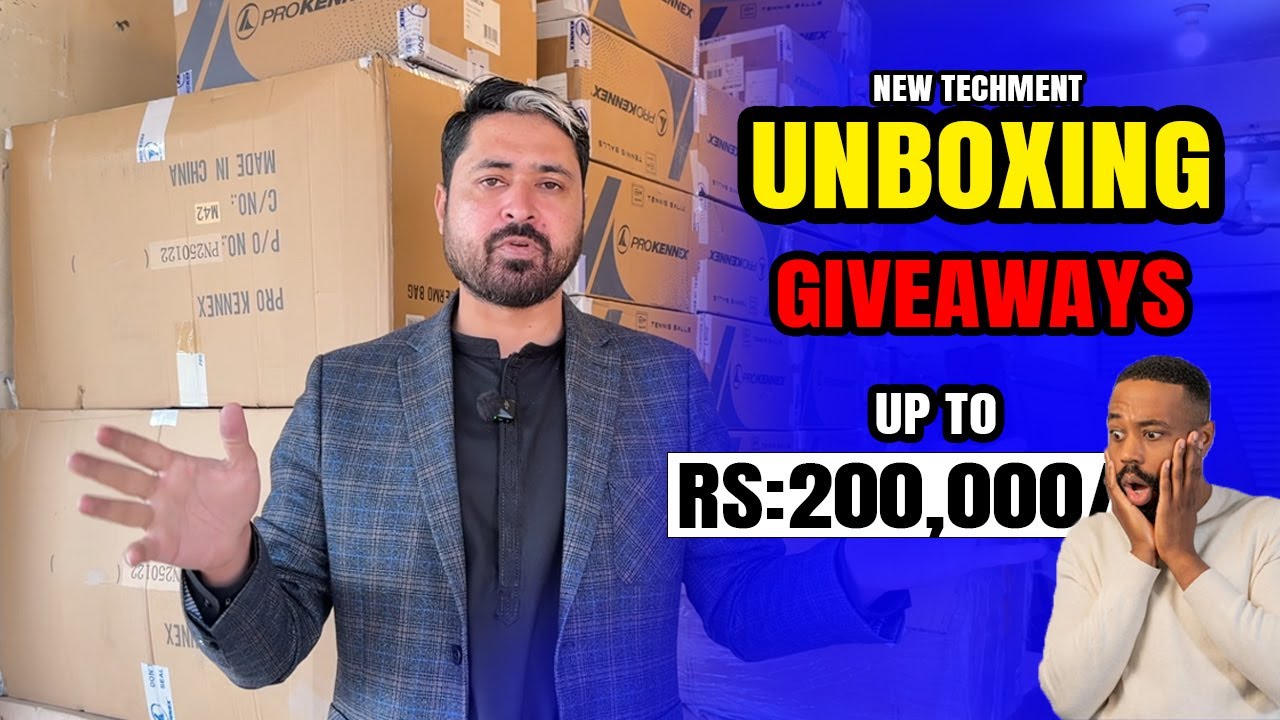 Unboxing Our New Techments 🔥 | Big Giveaway Up to 2 Lacs! 🎁🏸