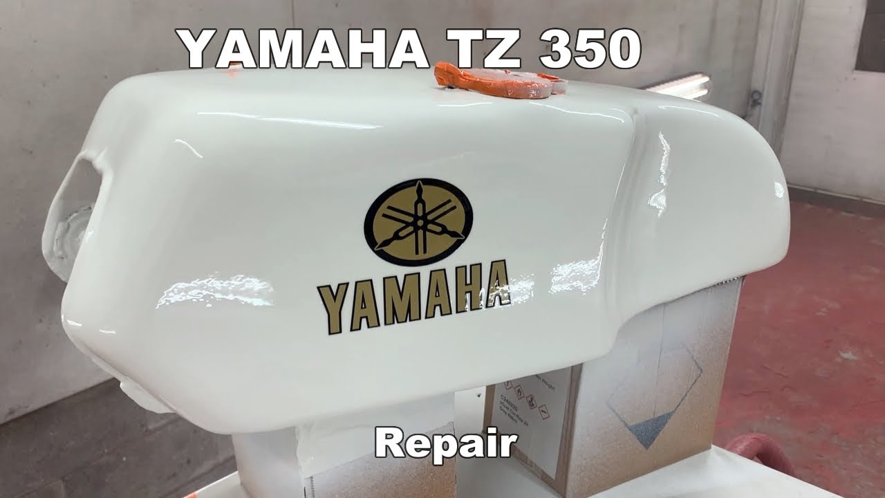 Fixing the  Yamaha TZ350 tank again