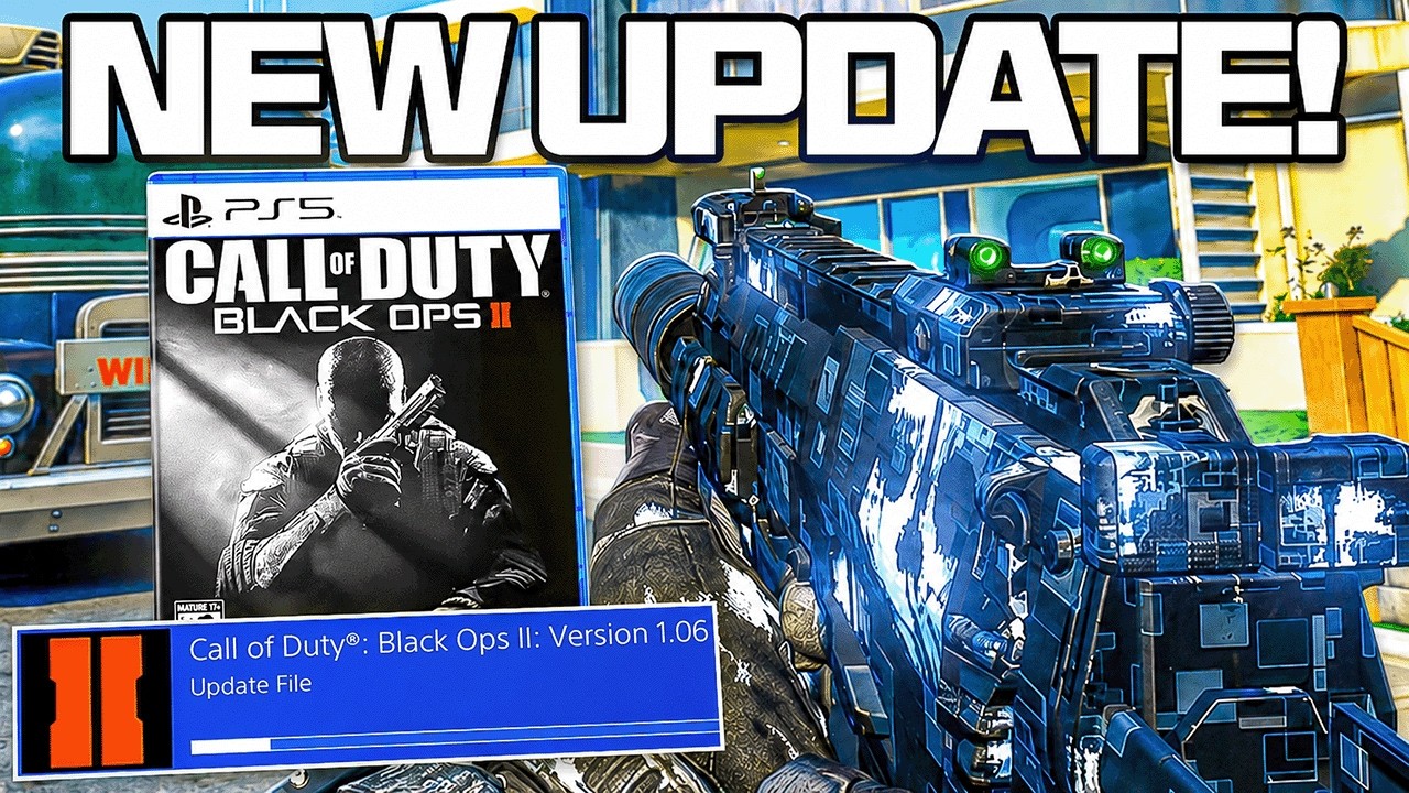 НОВОЕ обновление Black Ops 2 1.06: патч-ноут для PS4/PS5! (Хакеры, исправление задержки ввода, за...