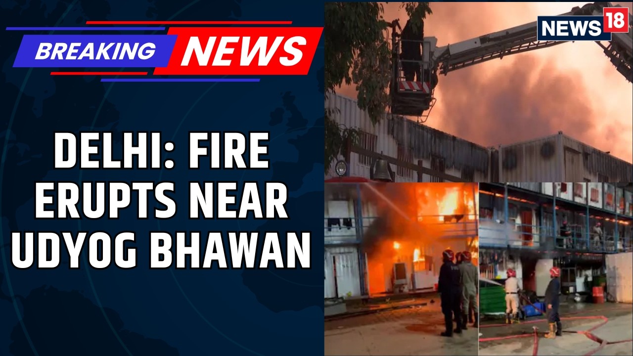 BREAKING: Fire Breaks Out in Labour Slums Near Udyog Bhawan Due to Electrical Panel Malfunction |...