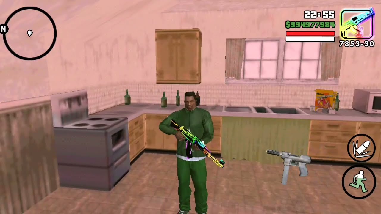 MOD AK-47 NÉON MOD TXD GTA SAN ANDREAS ANDROID