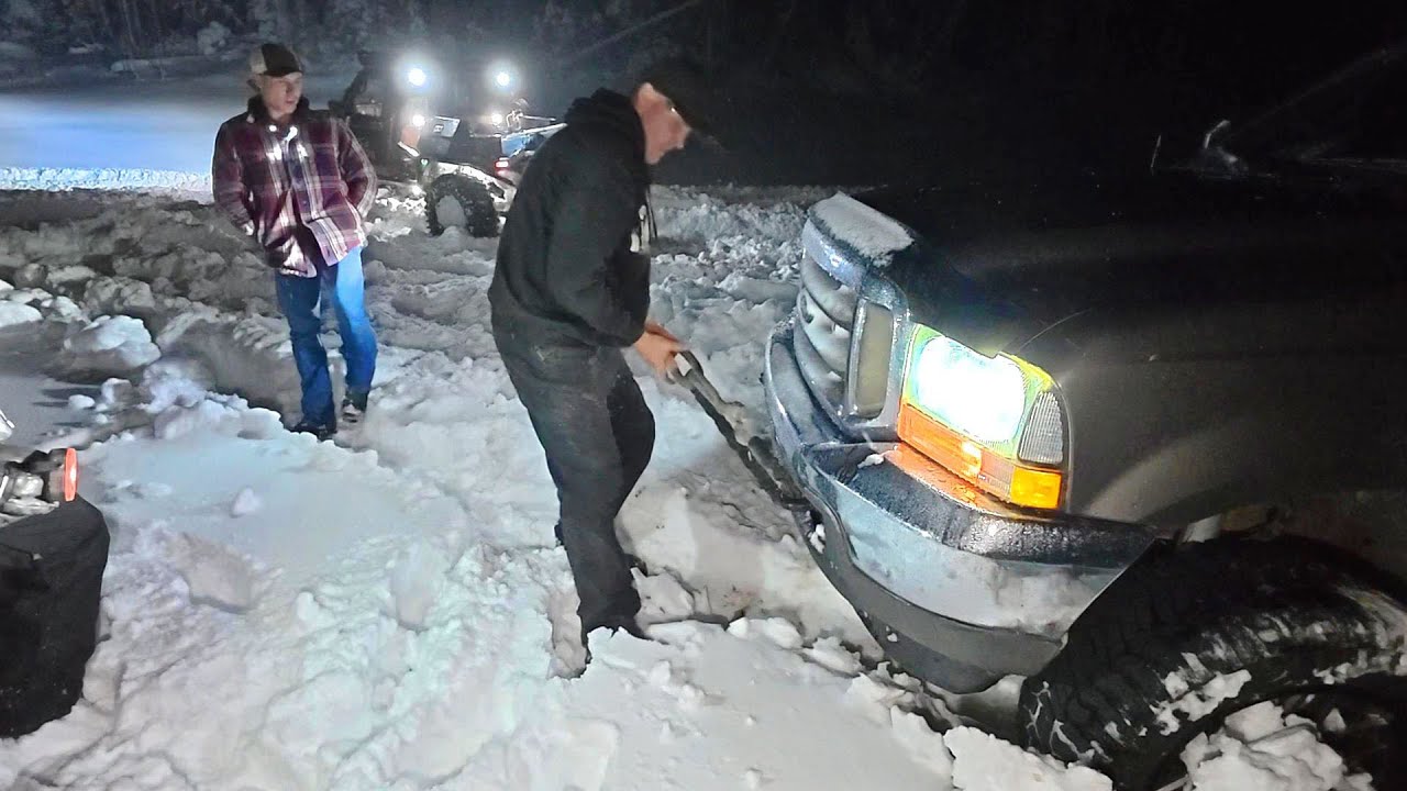 Они оставили его в снегу...