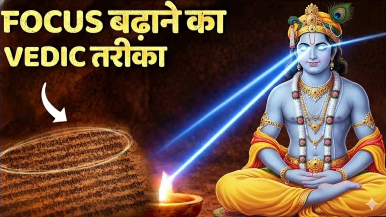 सिर्फ 5 मिनट की त्राटक साधना Focus 10x बढ़ेगा  #krishnaupdesh #bhagwargeeta #krishna #geetasaar