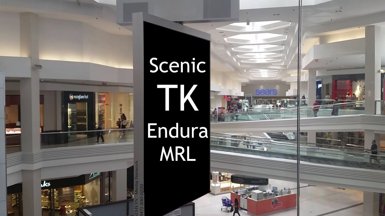 Scenic ThyssenKrupp Endura MRL Hydraulic Elevator #1 @ Woodfield Mall - Schaumburg, IL