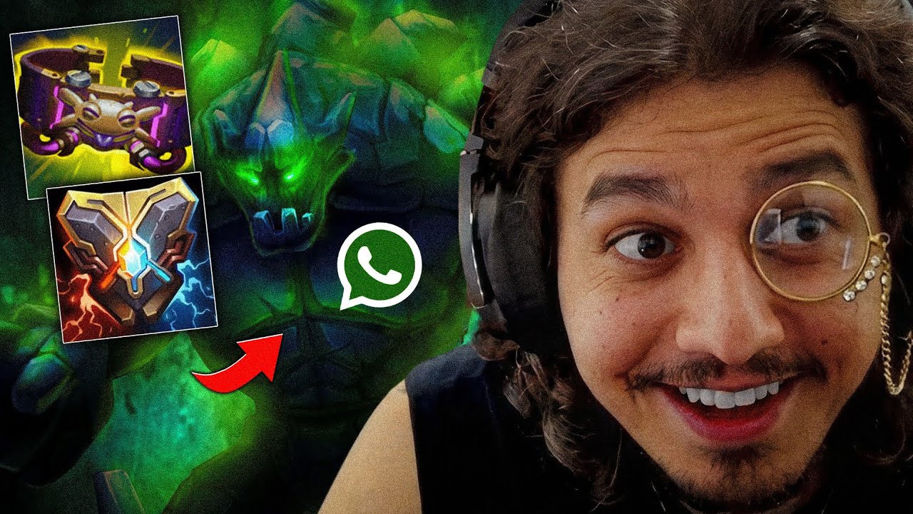 BLINDARAM 2 AD E FORAM PUNIDOS: O Malphite WHATSAPP ft. Guiven
