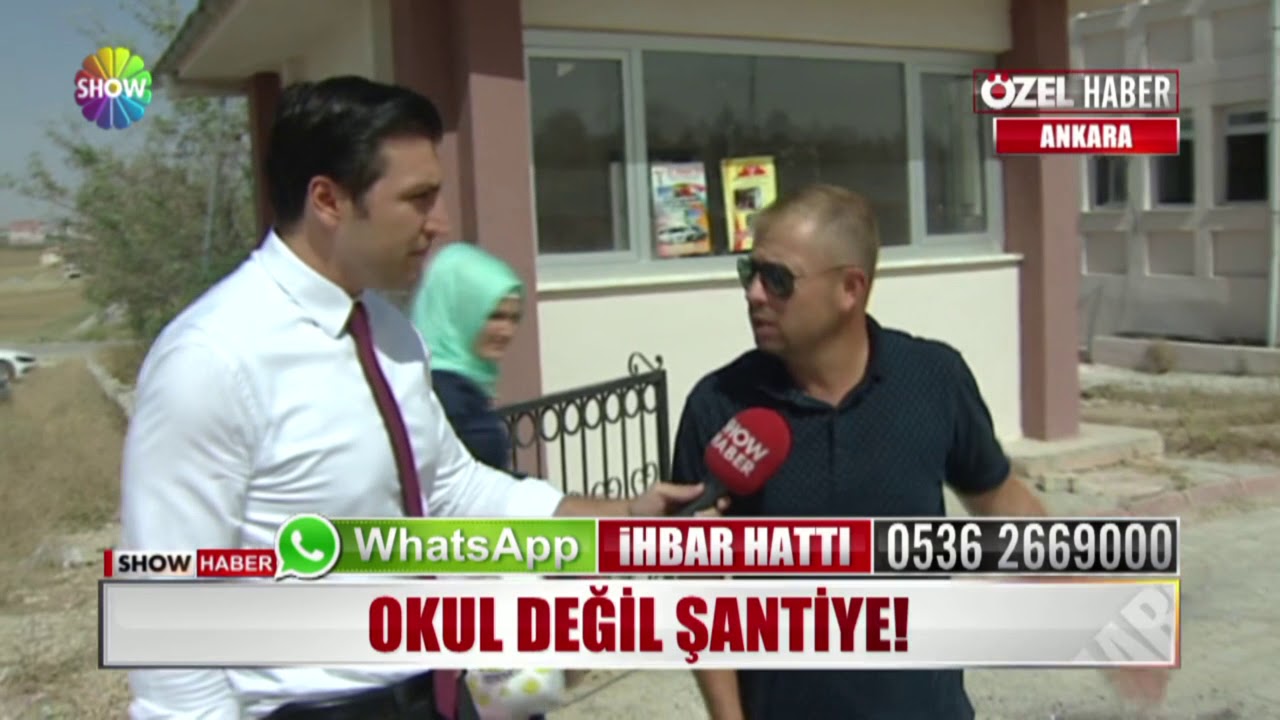 Okul değil şantiye!
