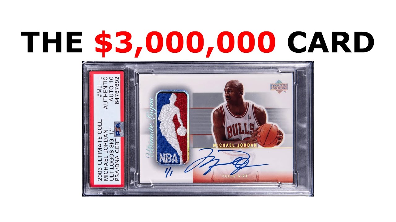 Michael Jordan's most expensive basketball cards