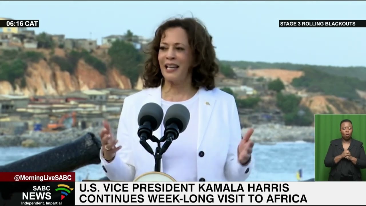 U.S. Vice President Kamala Harris continues week-long visit to Africa